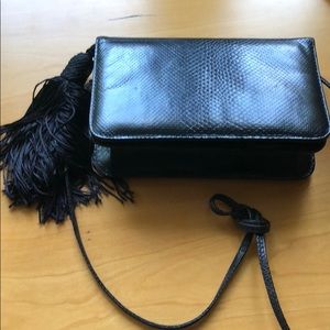 Judith Leiber leather dinner bag
